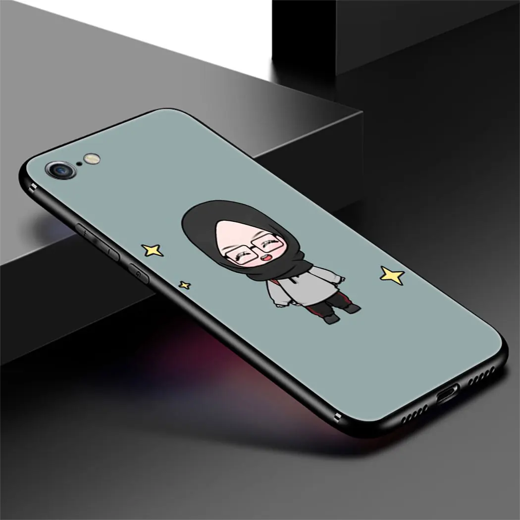 IYICAO Мусульманский Исламский Женский Мягкий силиконовый чехол для iPhone 11 Pro Max XR X XS 6