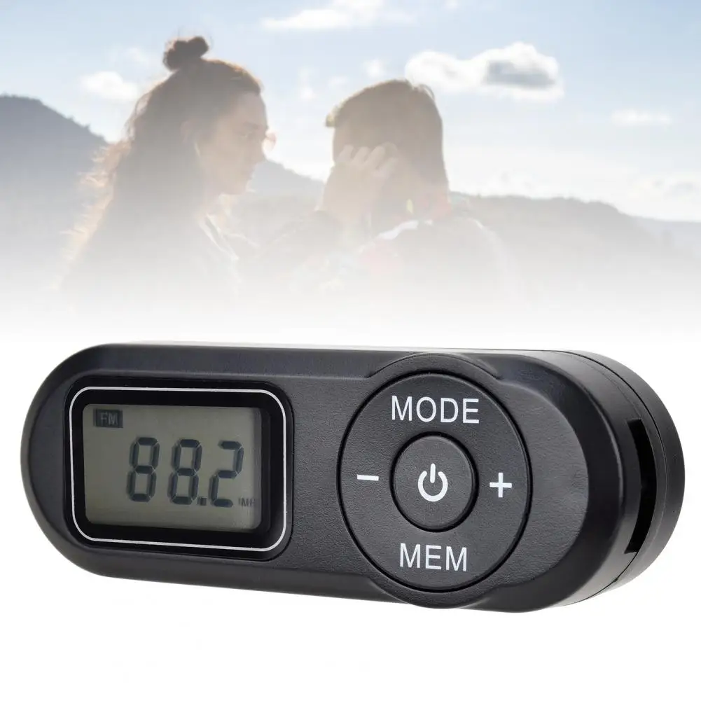 Портативный мини-радиоприемник с ЖК-дисплеем 1 дюйма | Электроника