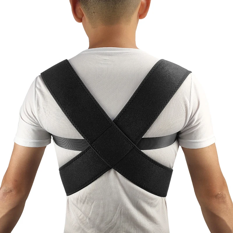 Корректор осанки поддержка спины ортопедический позвоночник пояса плеч личная
