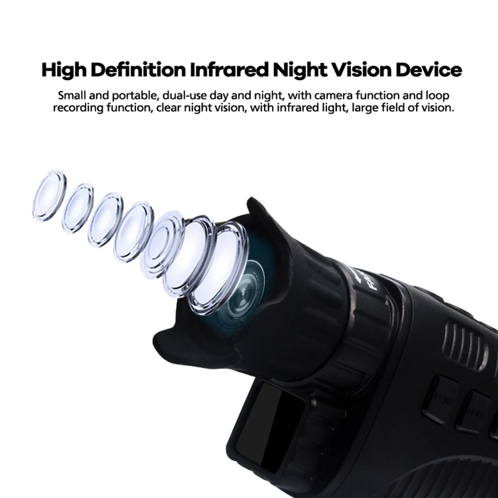 

High Definition Infrared Night Vision Device Monocular Night Vision Camera Outdoor Digital Telescope with Day and Night Dual-use