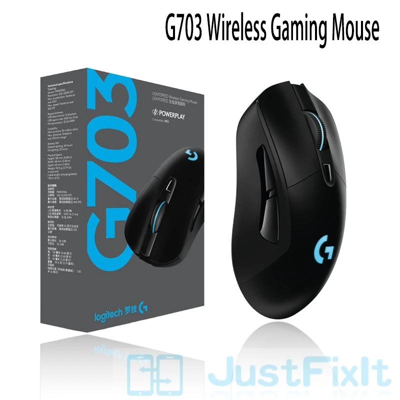 Original Logitech GPRO G502 G903 G703 G304 Wireless Gaming Mouse HERO G402 G300S G102 Laptop Watch Pioneer Mouse