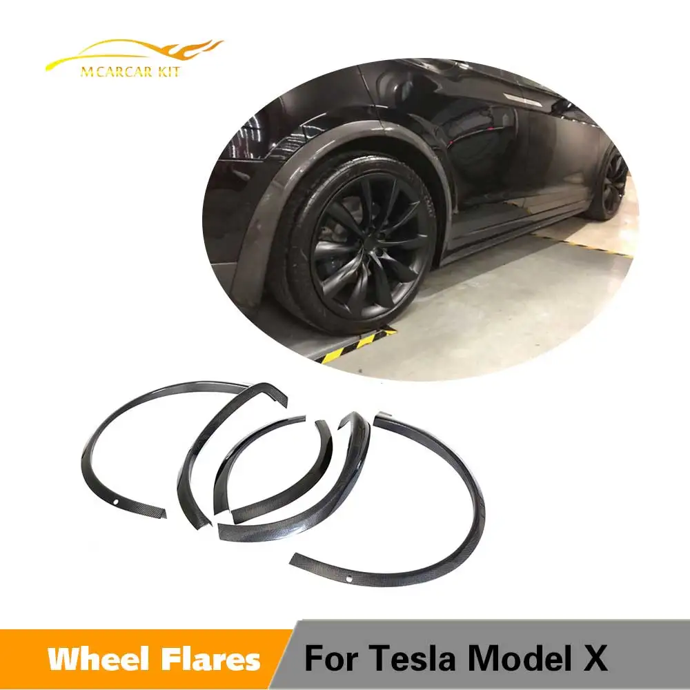 Щиток из углеродного волокна вспышки для Tesla модель X брызги грязи охранники брызговик, крыло вспышки