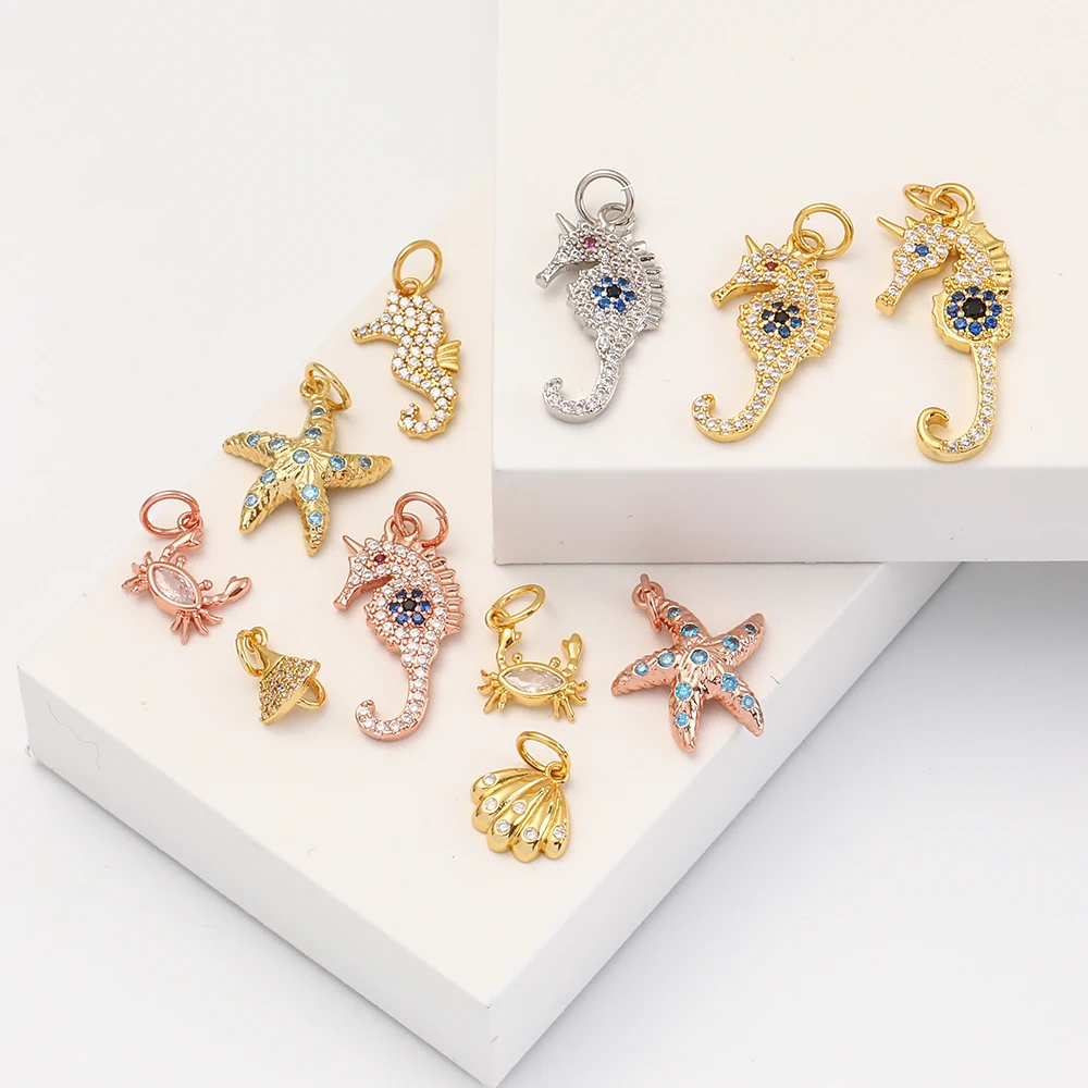 Медные Подвески в виде животных для изготовления ювелирных изделий | Украшения и