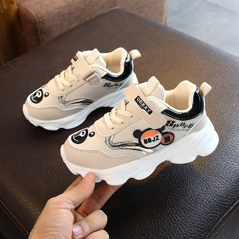 

Spring and Autumn 2019 casual kids board shoes girls leather sneakers boys soft bottom student shoes shoes kids