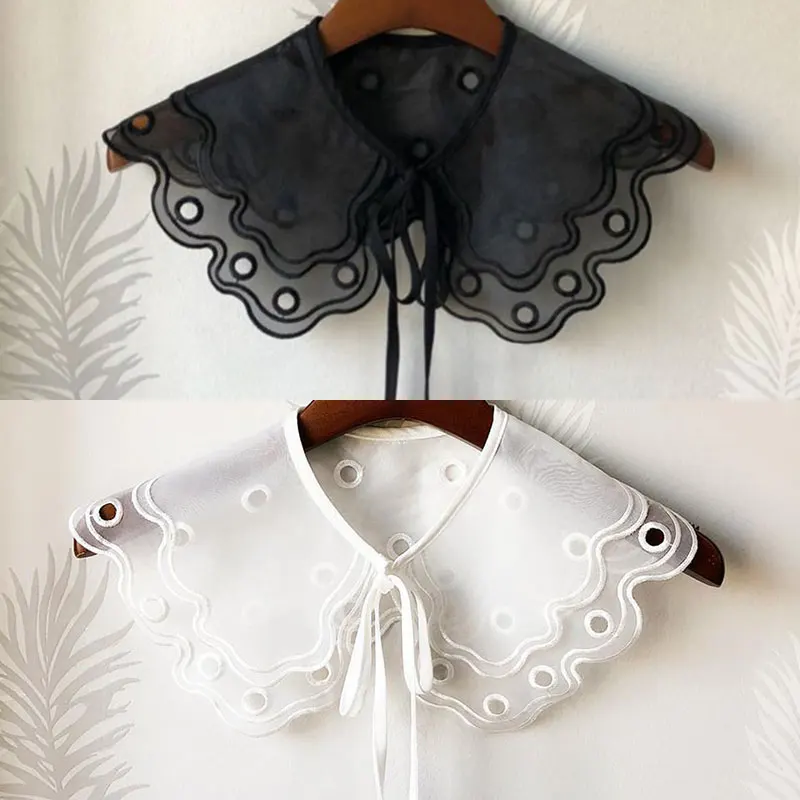 Новинка женские ложные воротнички съемные кружевная Ложная Рубашка с фальшивым