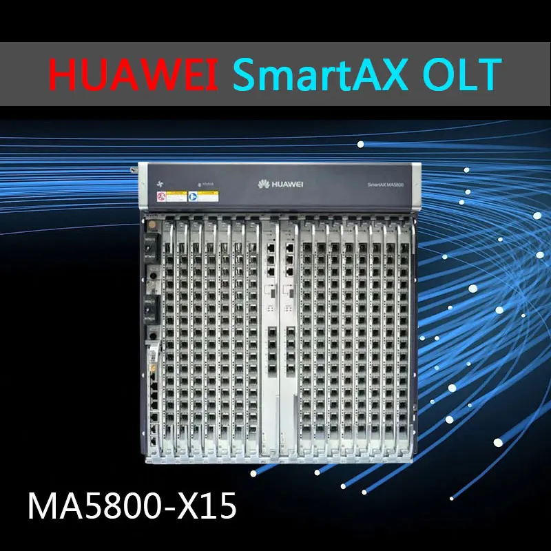 Оригинальный MA5800 X15 GPON 10G OLT с 2 * МПЛА + пила 16 Порты и разъёмы GPHF C доска|Кабели