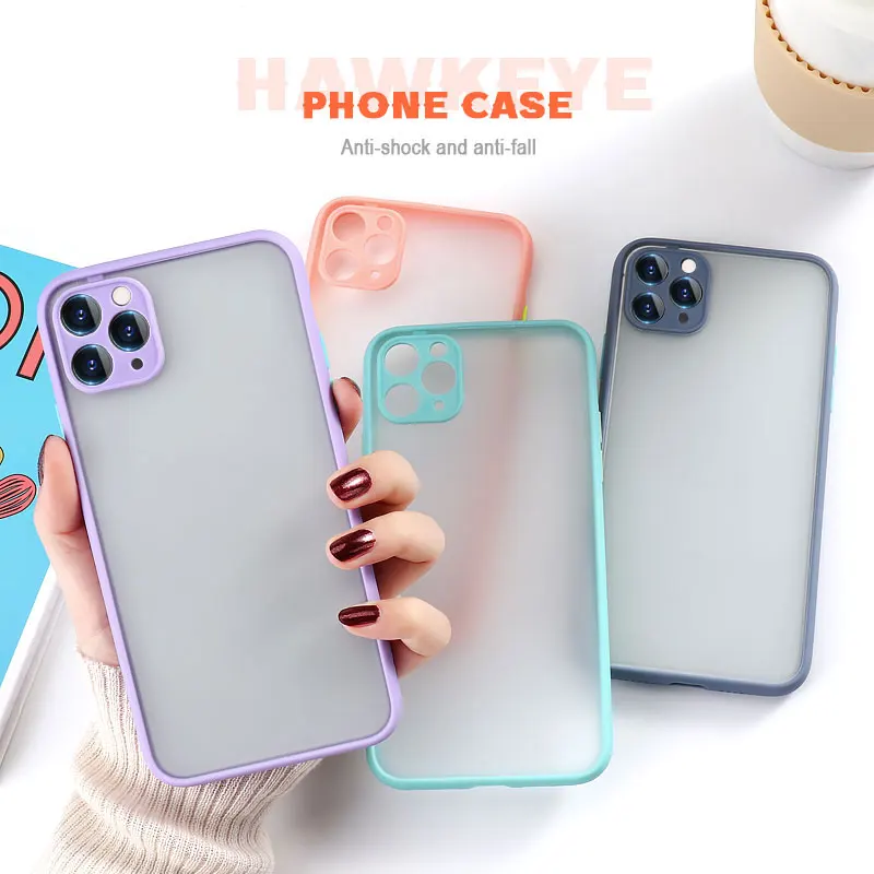 

Camera Protection Lens Phone Case For iPhone 11 Pro 12 Mini XR XS Max X 6 6s 7 8 Plus Shockproof Silicon Bumper Clear Hard Cover