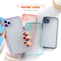 camera protection lens phone case for iphone 11 pro 12 mini xr xs max x 6 6s 7 8 plus shockproof silicon bumper clear hard cover