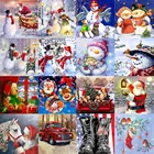 Круглый Набор для вышивки крестиком 5D сделай сам, картина с животными из мультфильмов, Алмазная мозаика, декор для комнаты и дома