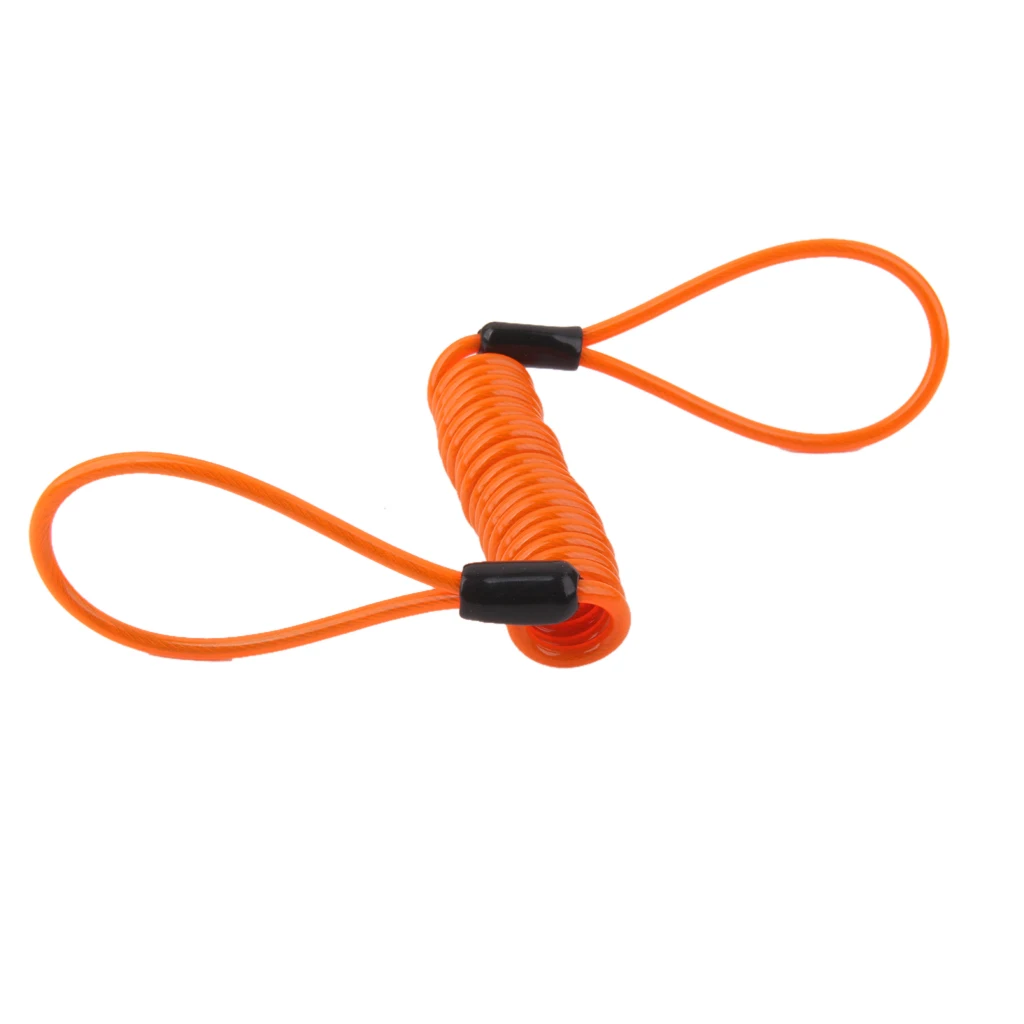 Оранжевый Защитный тормозной диск Замок Напоминание Кабель катушка провод