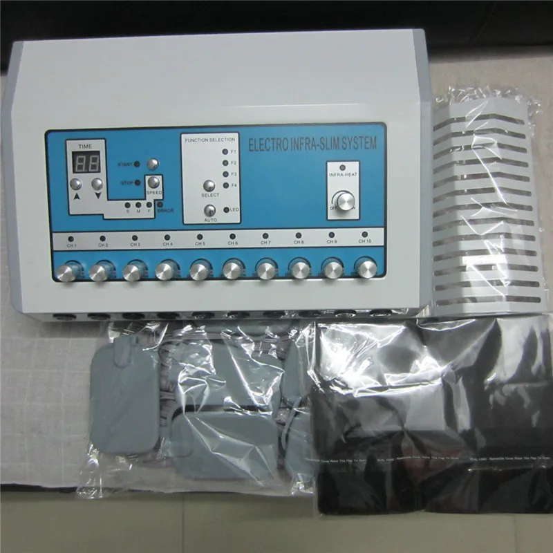 2 в 1 электрод микротоков русская волна тела мышечный Стимулятор EMS машина с