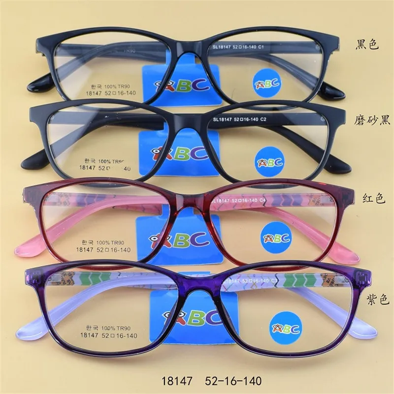 Оптовая продажа оправа для очков мужчин и женщин TR90 Молодежные Очки студентов