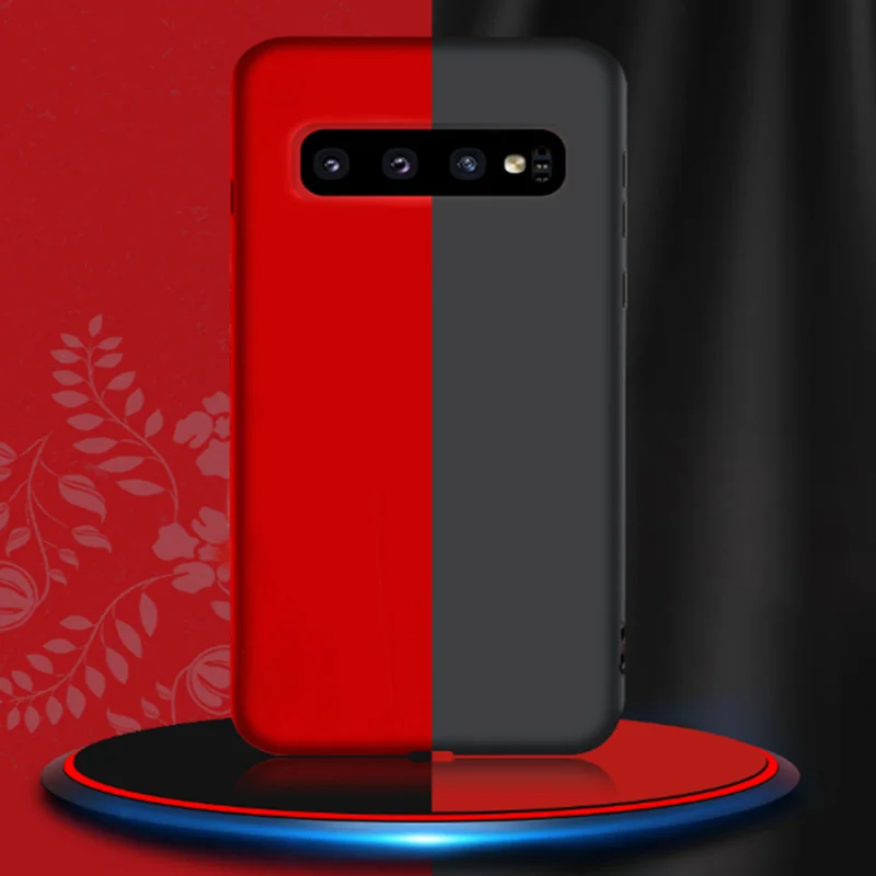 HTMOTXY жидкий силикон тонкая задняя Capa Funda для samsung A50 A70 A40 A10 A20 A30 A80 A60 S10 Lite S8 S7 S9 Plus Note 8