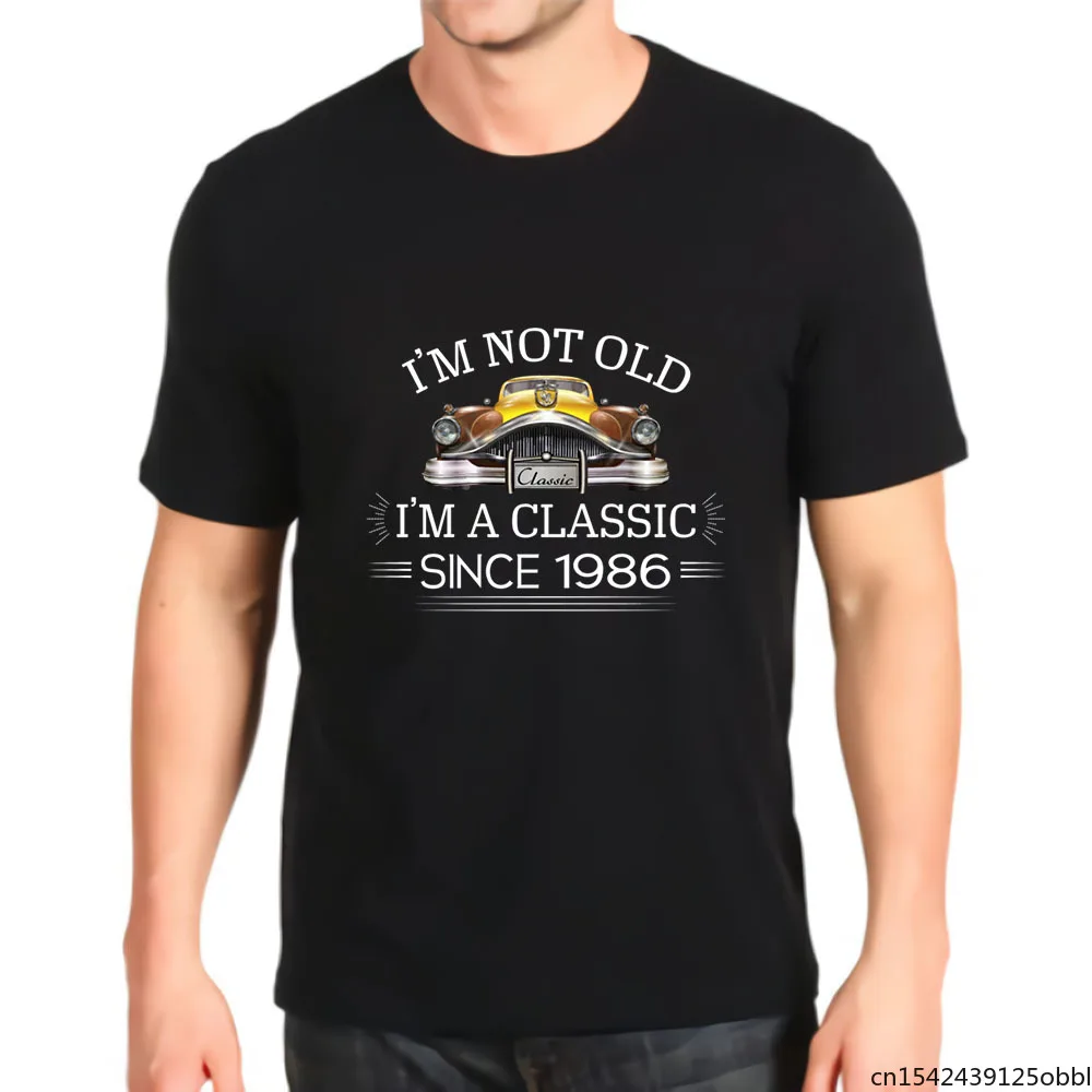 

Graphic Retro Kawaii T Shirt Classic Since 1986 Tri Blend Best Seller Top Mens Harajuku Anime T-shirt