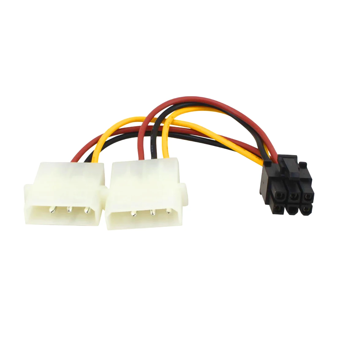 10 шт. кабель питания ATX IDE Molex для видеокарт 18 см двойной 4-6 Pin PCI Express PCIe Y | Компьютеры
