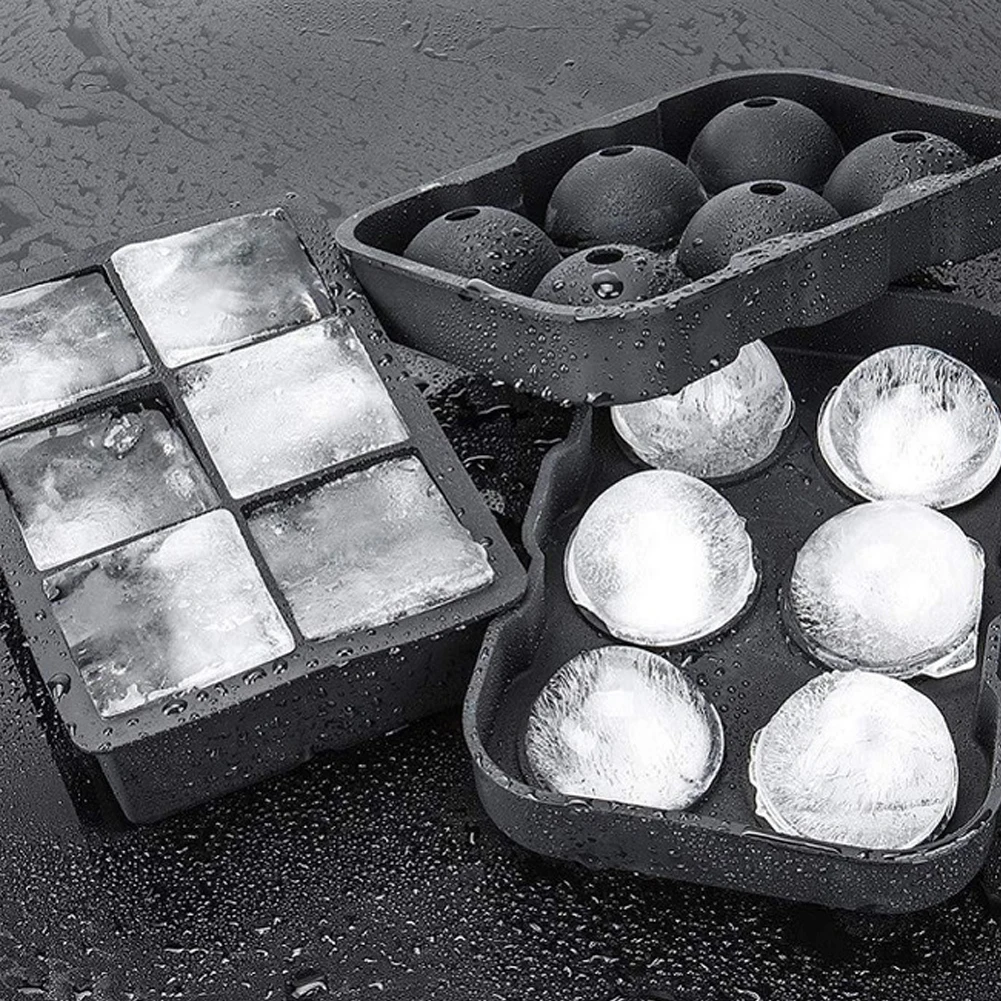 

2PCS Silicone Ice Cube Maker Form For Ice Candy Cake Pudding Chocolate Molds Easy-Release Square Shape Ice Cube Trays Molds