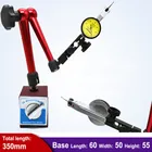 350 мм Большой универсальный индикатор с большим циферблатом Магнитный стенд базовый держатель 0-0,8 мм 0,01 циферблат тест-компаратор для калибровки оборудования