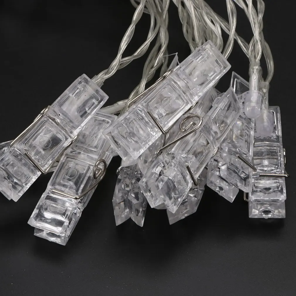 

USB led photo clip fairy string light christmas garland 20 led clip fairy light for party home decoration