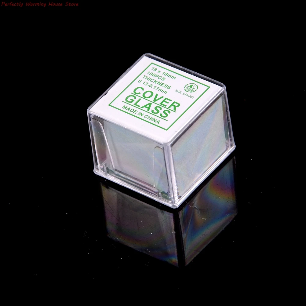 

Groothandel 100 Stks/doos 18X18Mm Microscoop Glijbaan Covers Professionele Glas Cover Glas Micro Cover Slips