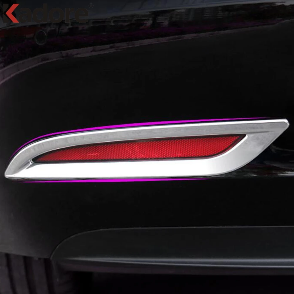 Для Tesla модель 3 2018 2019 2020 2021 углеродного волокна Лампа заднего противотуманного