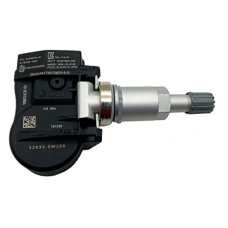 Система контроля давления в шинах на 4 колеса 529330W100 для HYUNDAI SANTA FE 2011 2012 TPMS 52933-0W100 315 МГц датчик давления в шинах.