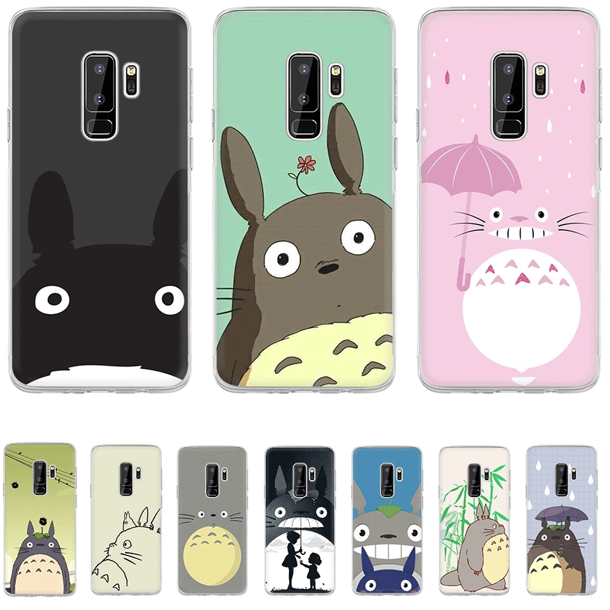 Чехол для телефона Samsung Galaxy S6 S7 Edge S8 S9 S10 S10e S20 Ultra Plus Note 8 9 10 Lite жесткий чехол Neighbor Totoro