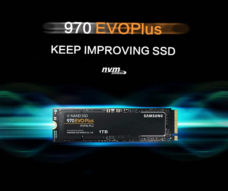Samsung 970 EVO Plus SSD 250GB NVMe M.2 2280 SSD 500 ГБ 1 ТБ M.2 Внутренний твердотельный накопитель TLC SSD PCIe 3,0x4 NVMe 1,3 ноутбук