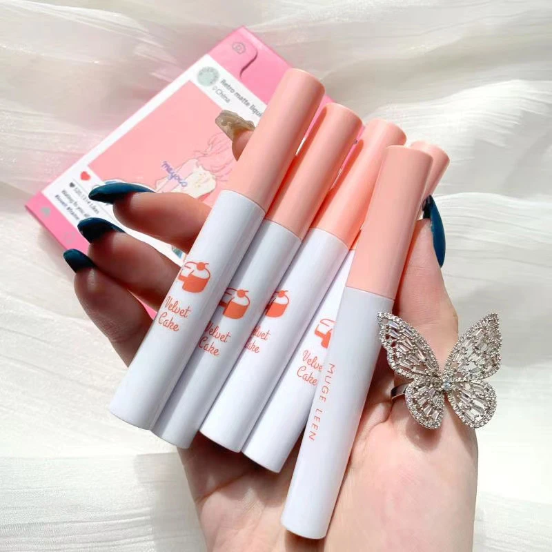 

Creative Cigarette Lip Glaze Set 5 Colors/Set Lipstick Matte Long Lasting Waterproof Matt Lip Gloss Red Lips Makeup Cosmetic