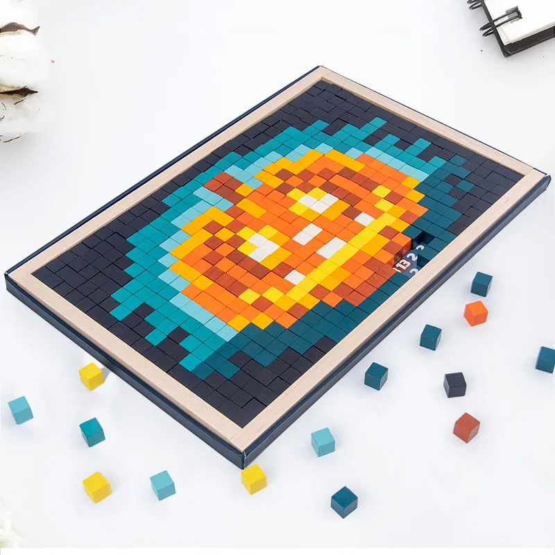 

Montessori Toys Wooden Jigsaw Puzzle Educational Puzzle For Kids 2 To 4 Years Cartoon Style Colorful 3d Puzzle Toys For Children