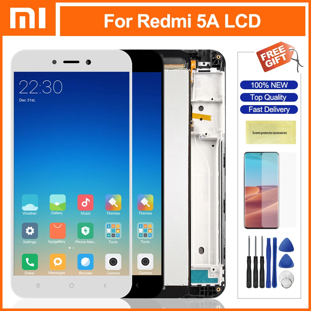 ЖК дисплей 5 0 дюйма для Xiaomi Redmi 5A сенсорный экран с рамкой дигитайзер в сборе