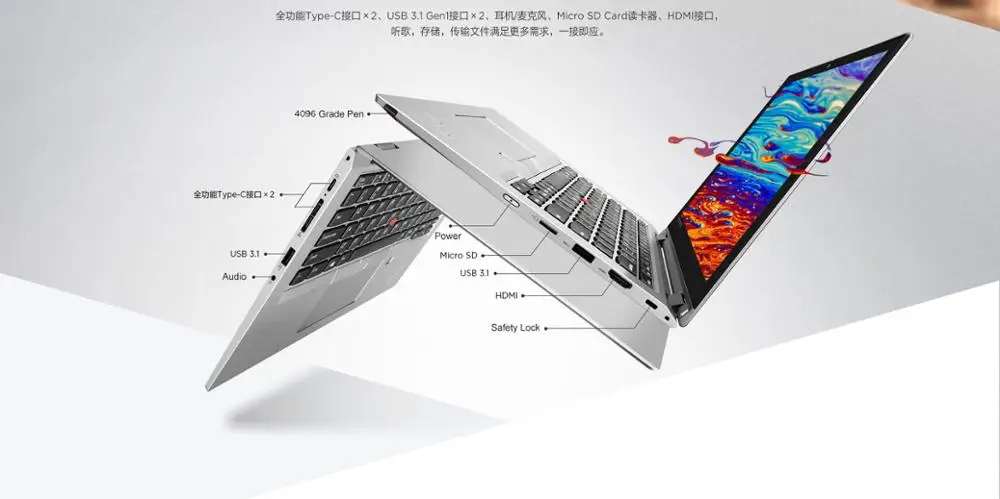 Ноутбук 2 в 1 Lenovo ThinkPad S2 ноутбук для йоги с 13 3-дюймовым сенсорным FHD экраном 4096 16 ГБ