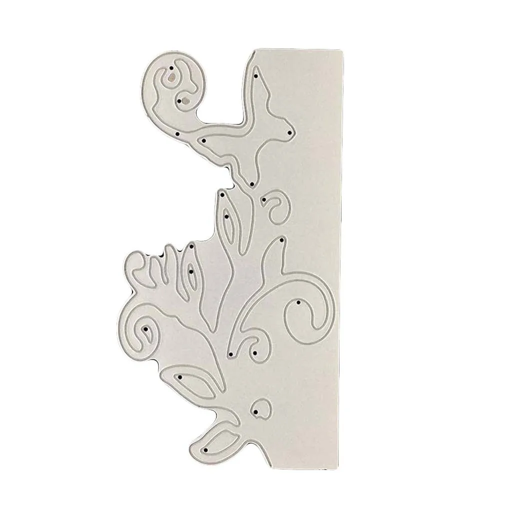 Металлический Трафаретный вырубной штамп верхний край декорирован кружевом