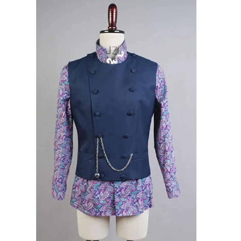 Одежда для косплея Чарли и шоколадная фабрика | Тематическая одежда униформа