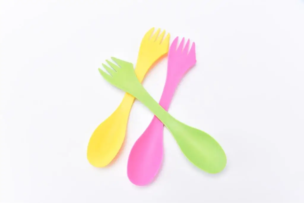 

6Pcs Multifunction Camping Hiking Utensils Spork Combo Travel Gadget Spoon Fork