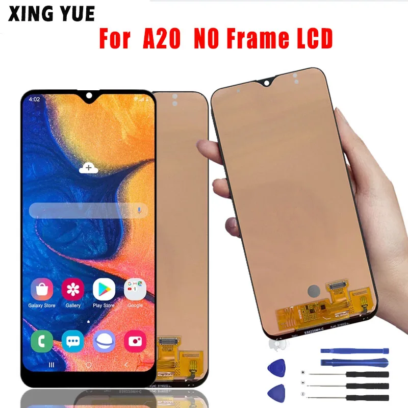 

For Samsung Galaxy A20 A205 SM-A205F LCD Display Touch Screen Digitizer Replacement for A205 A205F display screen Digitizer A