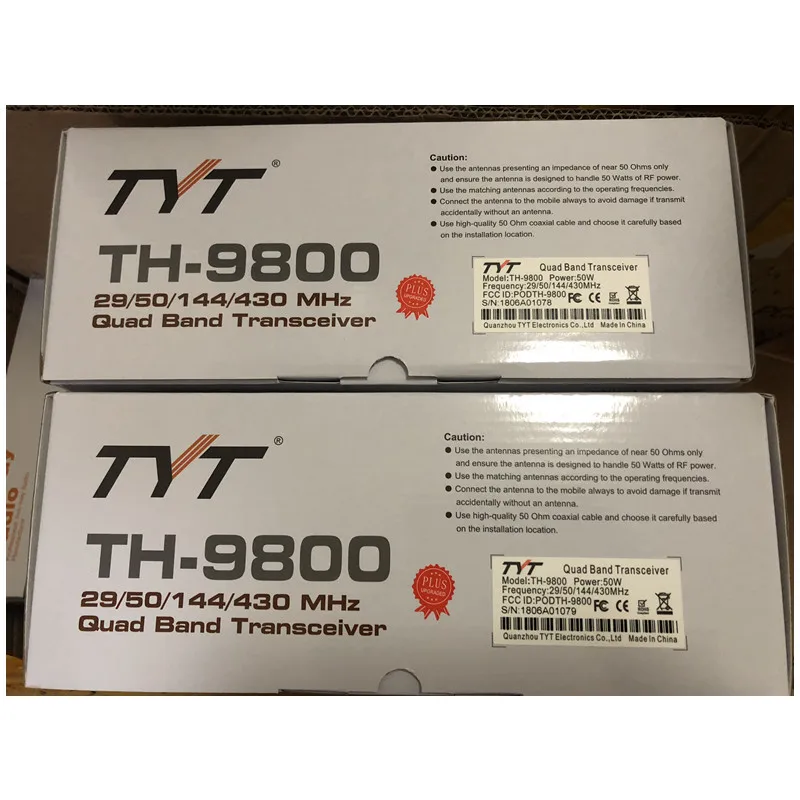 Автомобильный трансивер TH9800 1806A TYT TH 9800 Plus (обновленный) четырехдиапазонный