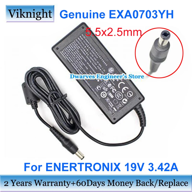 Оригинальный блок питания для ноутбука ENERTRONIX EXA0703YH 19 в 3 42 А 65 Вт 5 х2 мм | Компьютеры