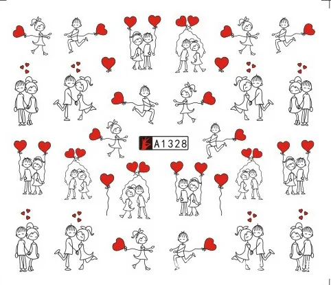 Наклейка на ногти водная наклейки для ногтей слайдер декор дизайна тату маникюр |