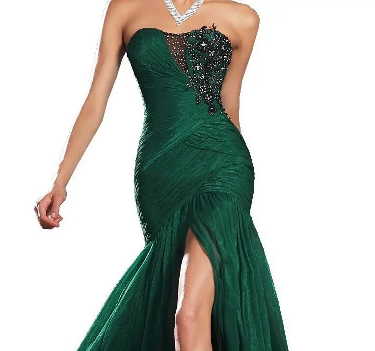 Бесплатная доставка Vestidos De Feista 2019 милая шифона Русалка длинное платье на