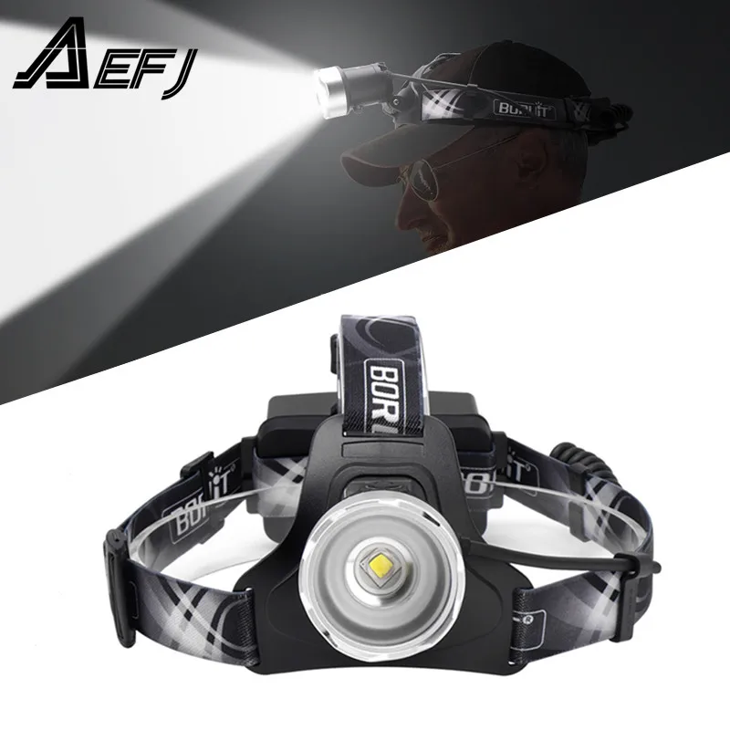 Светодиодный налобный фонарь L2 1000 лм с зумом светильник 2 режимным датчиком