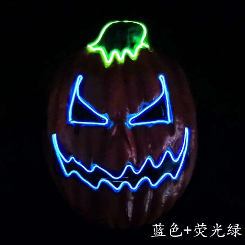Хэллоуин ручная роспись тыква светящаяся маска для уличного танца призраков бар