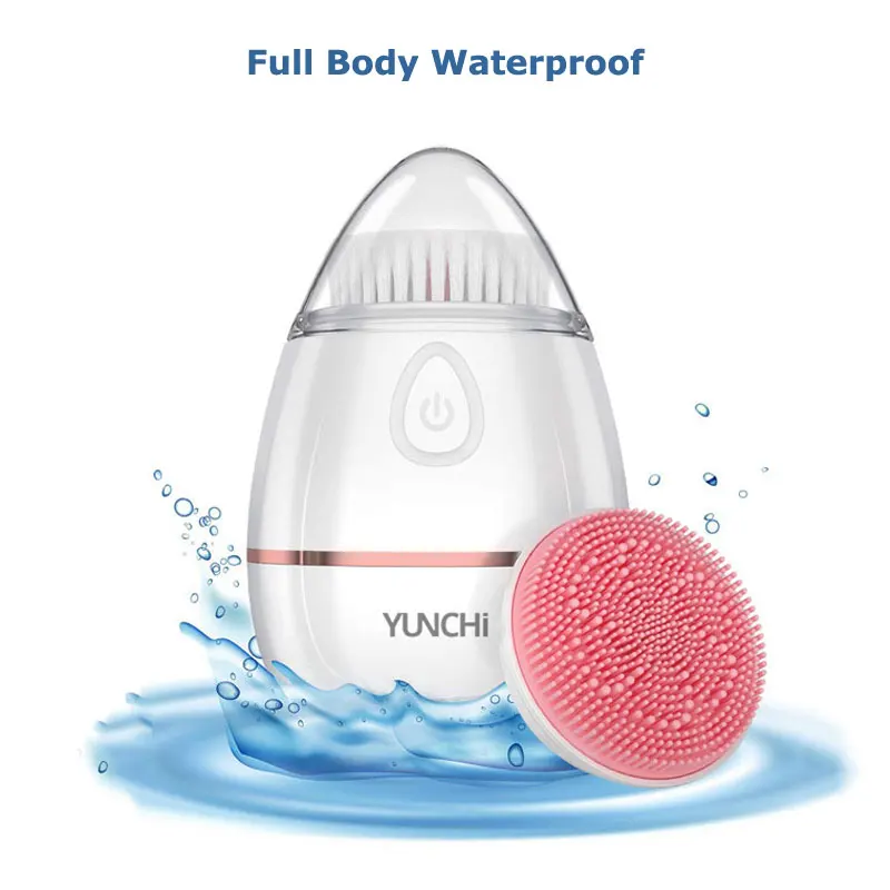 3D электрическая Очищающая щетка для лица звуковое очищающее средство с 2 кистями