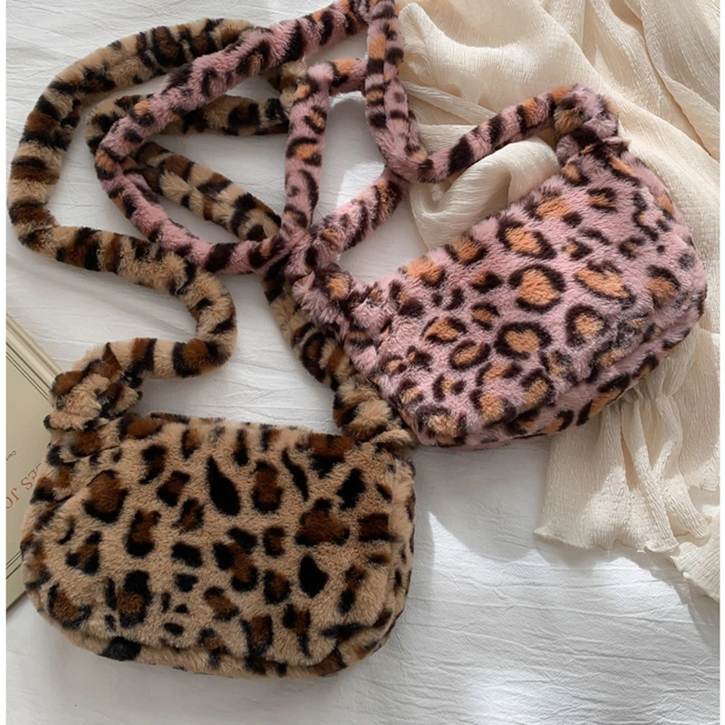 Зима Наплечная Сумка из искусственного меха новый девочек мягкой ткани с