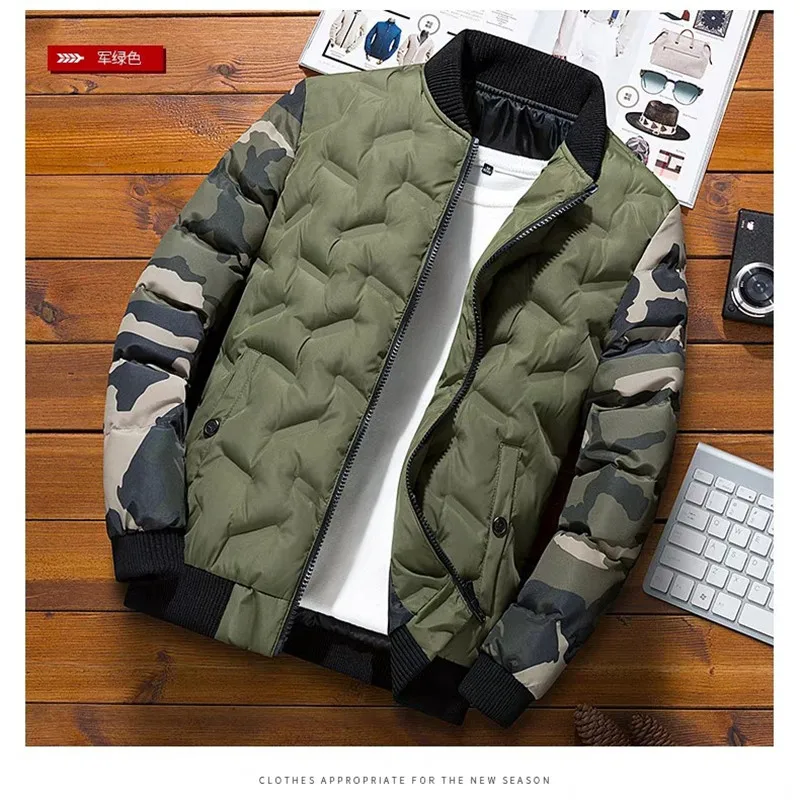Новинка 2019 зимняя модная куртка сохраняющая тепло мужские толстовки пальто на