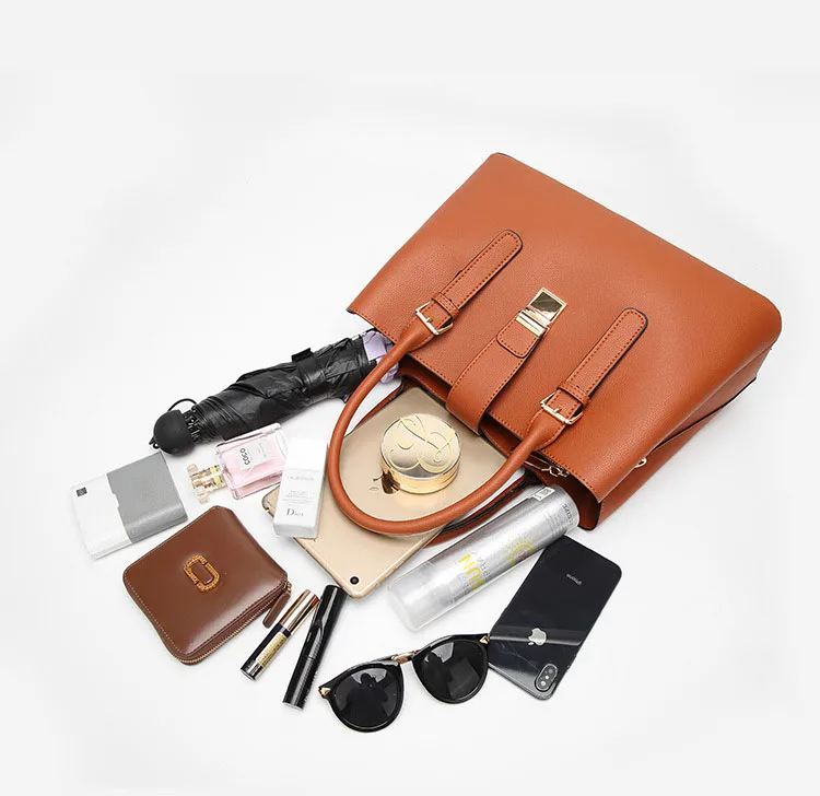 

New style female bag large capacity European and American fashion one-shoulder messenger bag lady handbag 2021Multiple colors