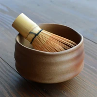 japanese style tea bowl retro handmade stoneware matcha bowl green tea chawan macha tee cup whisk accessory kit