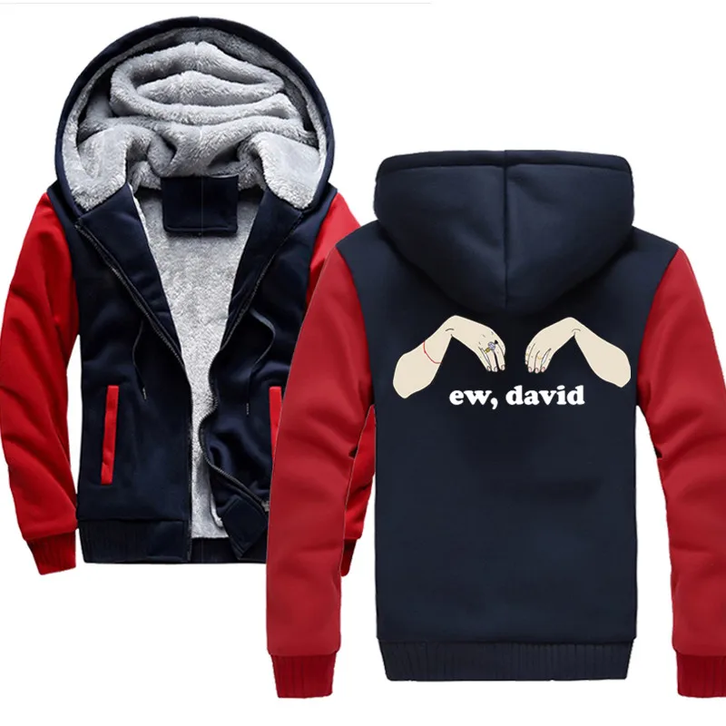 

Ew, David - Schitt's Creek thick hoodies men winter coat jacket loose men hoodie vintage streetwear hoody Harajuku men clothing