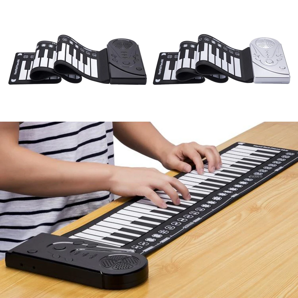 

Educational 49 Key Roll Up Piano Keyboard Recording Function for Children