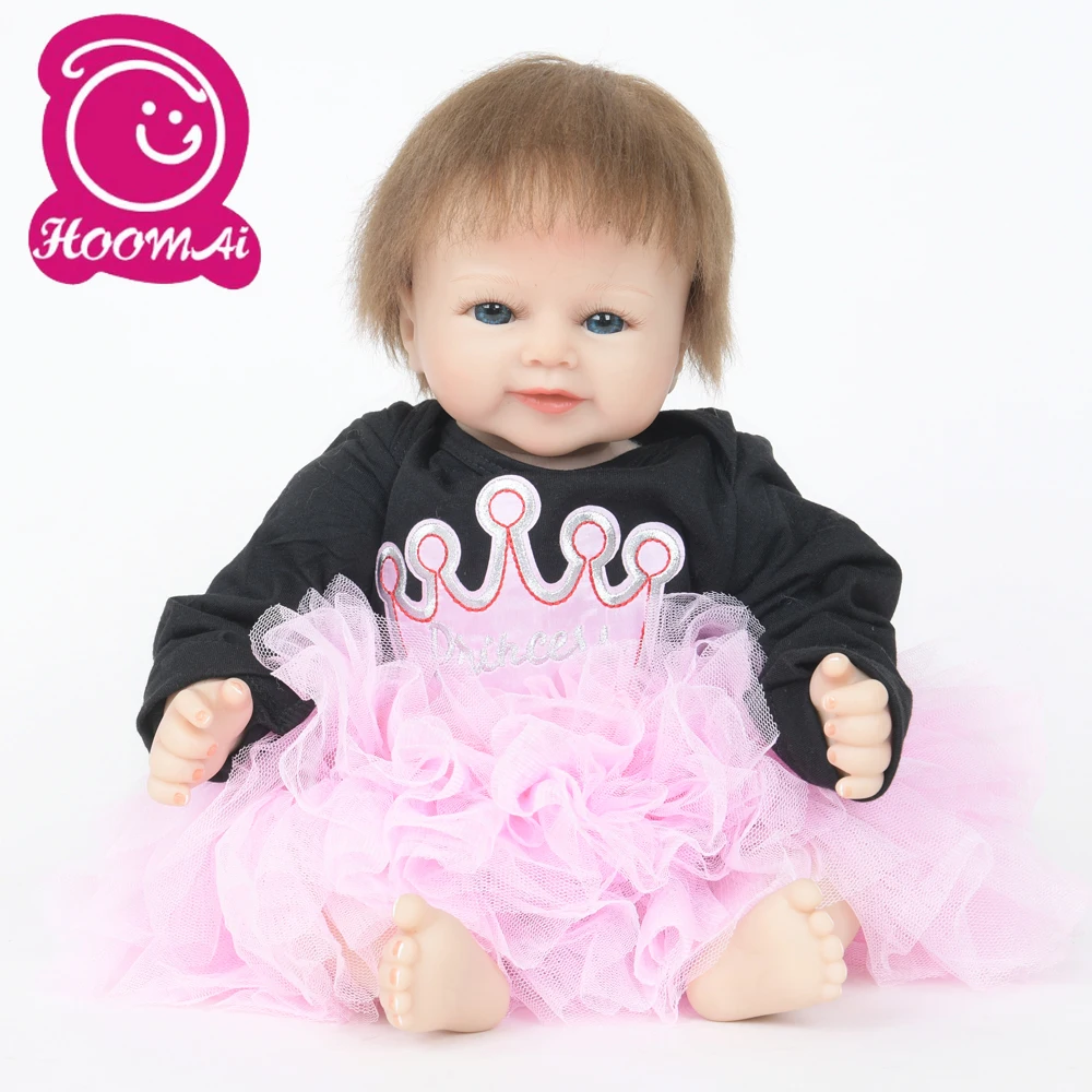 New Design 20 Inch Mohair Eco-friendly PP Cotton Body Reborn Baby Christmas Dolls Toys for Kids Doll Alive | Игрушки и хобби
