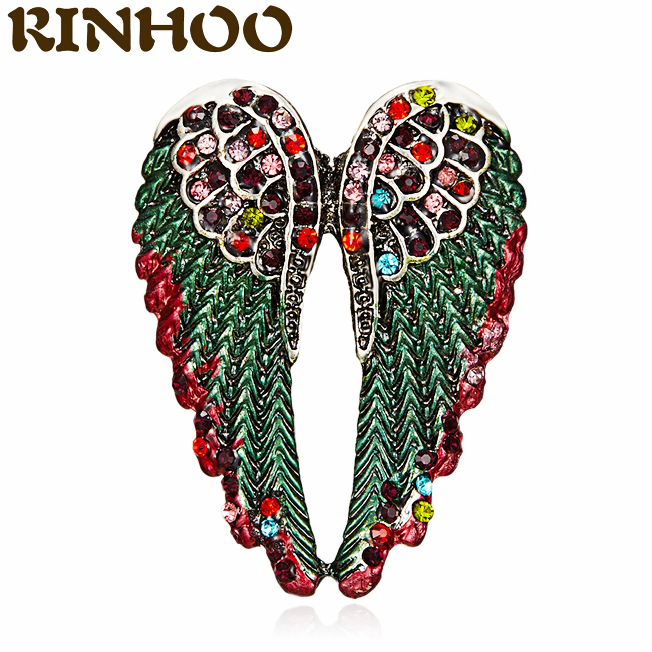 Мужская/Женская Брошь на булавке для воротника модные ангельские крылья |